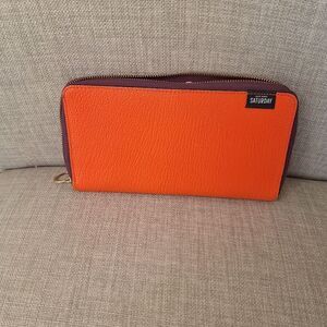 Kate spade Saturday orange wallet